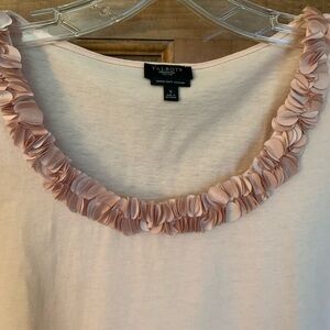 Talbots Soft Pink Cotton Top